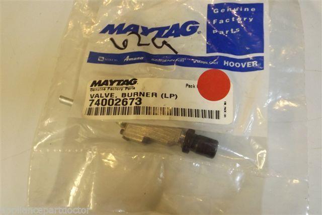 Maytag Magic Chef stove 74002673 Valve, Burner (lp) NEW IN BOX Maytag Magic Chef stove 74002673 Valve, Burner (lp) NEW IN BOX